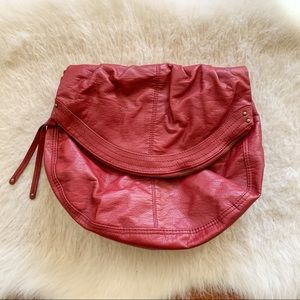 H&M foldover red purse